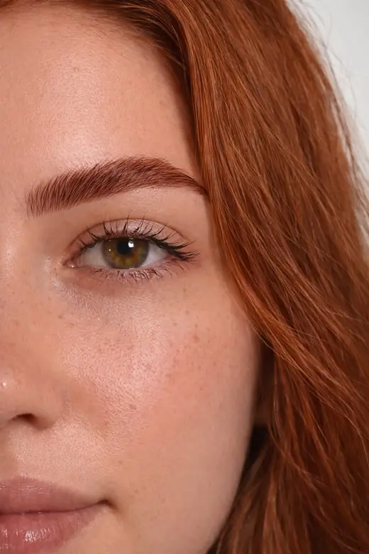 Brow Tint & Shaping result