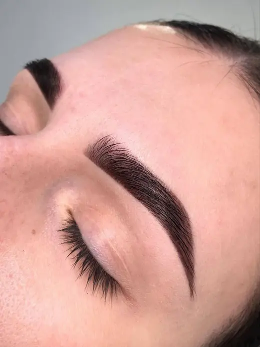 Brow Tint & Shaping result