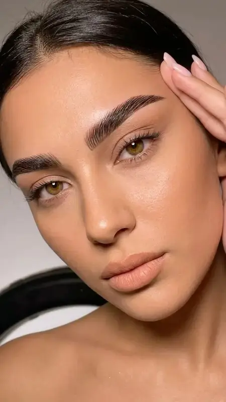 Brow Tint & Shaping result