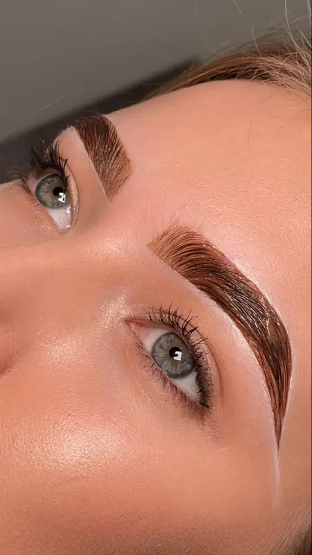 Brow Tint & Shaping result