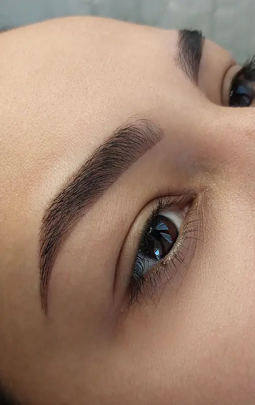 Brow Tint & Shaping result