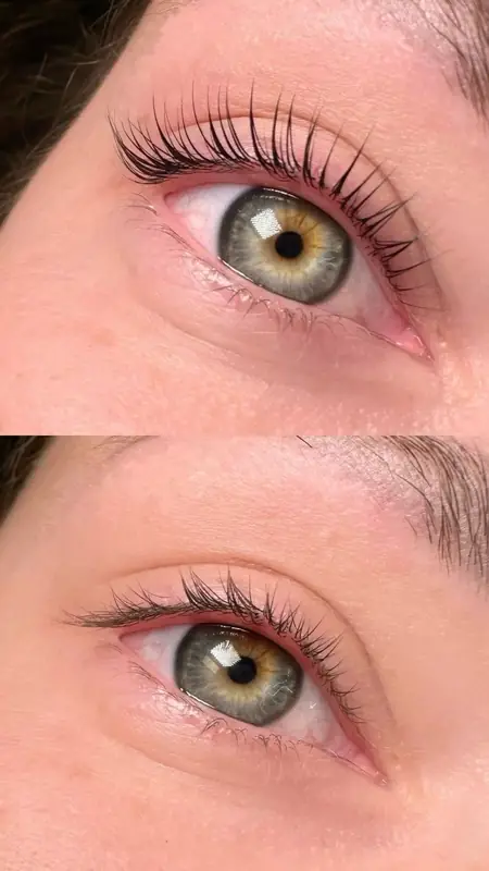 Lash Lift before and after