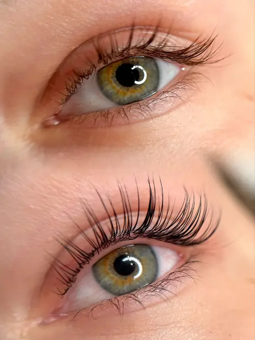 Lash Lift before and after