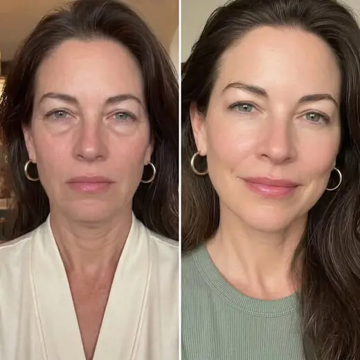 Signature Facial before and after