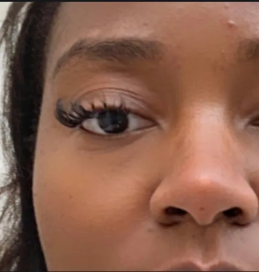 Lash extensions before — client 5, CHIQUE AESTHETIC