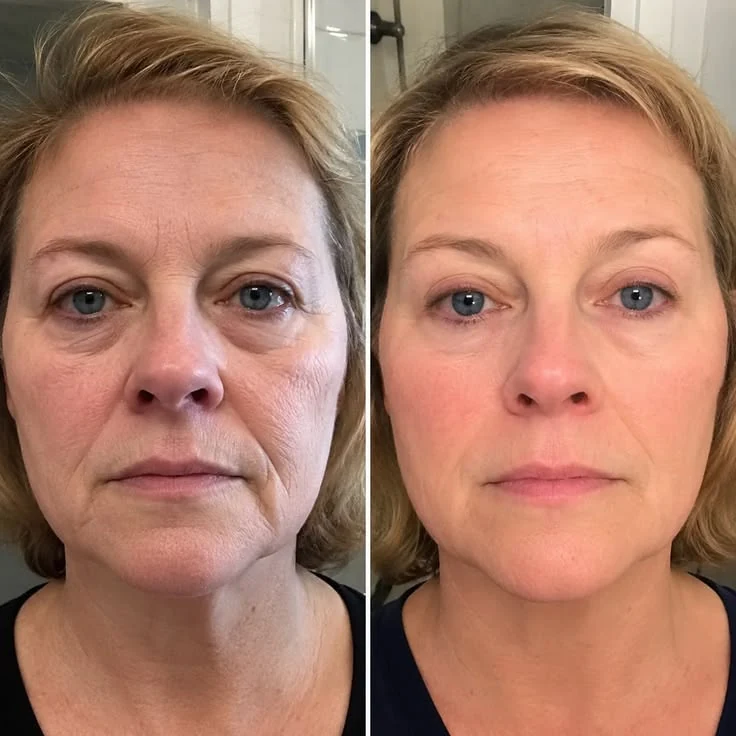 Nano Cold face map — upper eyelid, fine lines, skin texture and spots